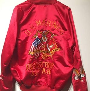 Vintage U.S. Marines Far East Tour Bomber Jacket